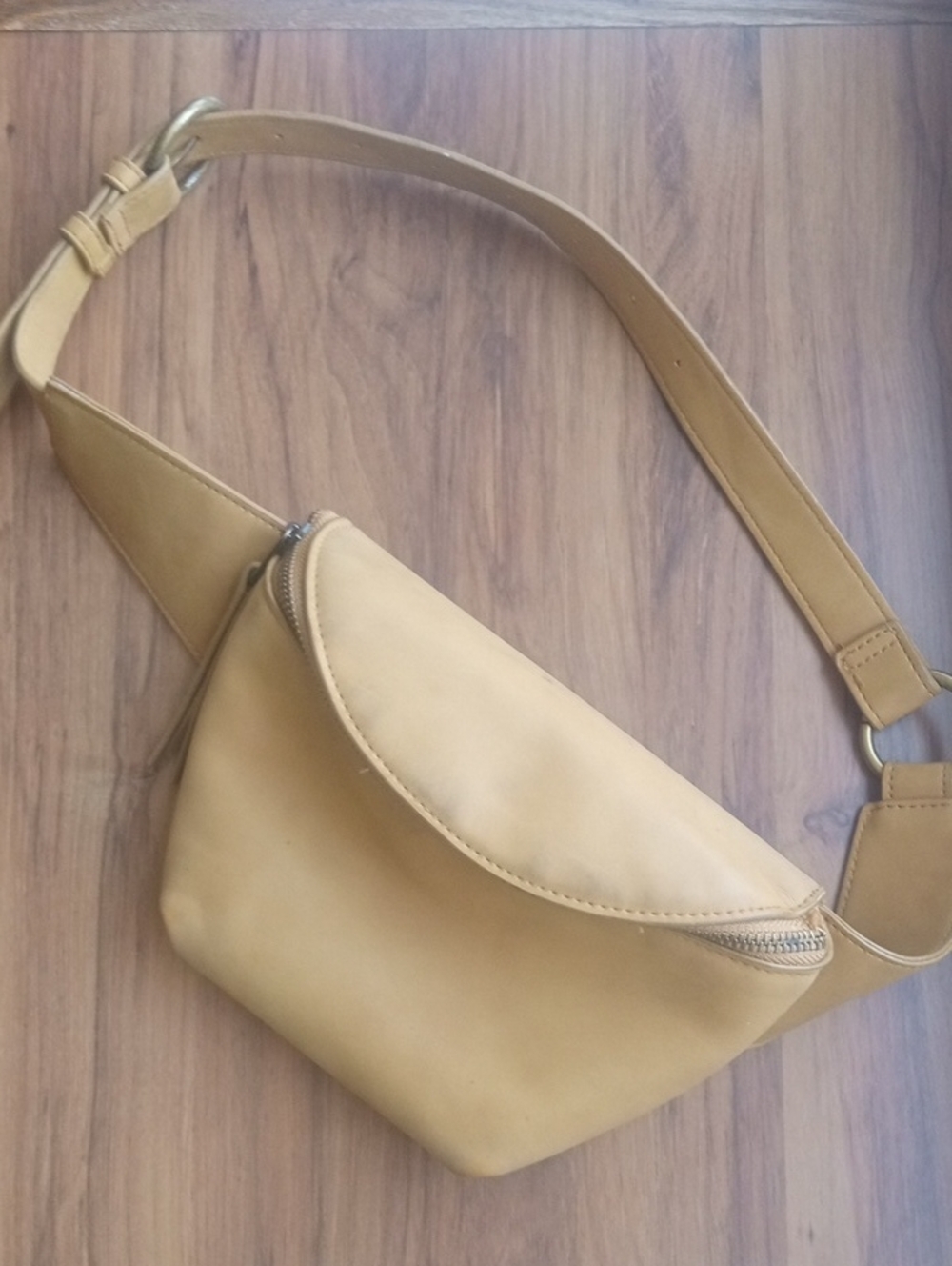 Universal Thread Yellow Faux Leather Fanny Pack